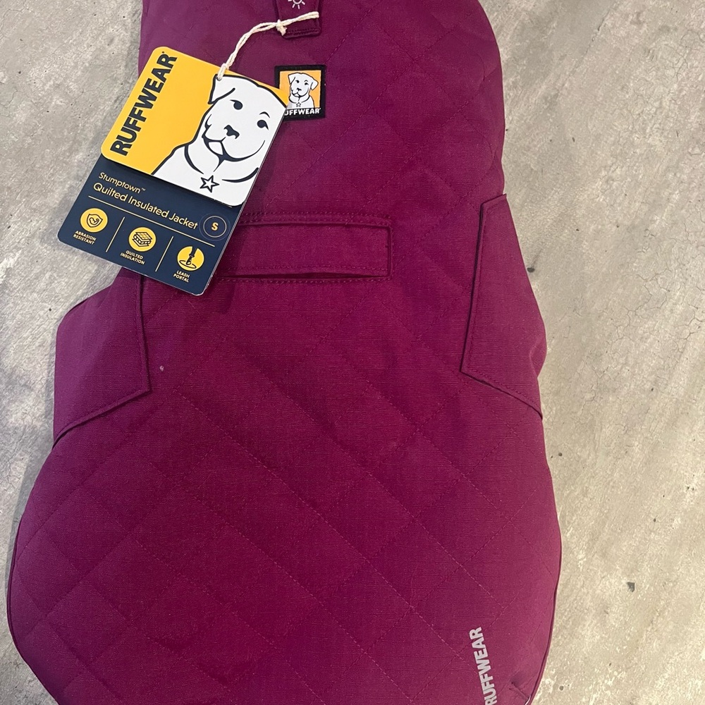 Ruffwear Quilted Insulated Dog Jacket in Purple